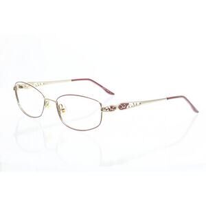 Marchon Tres Jolie 135 Burgundy Wine 53-17-135mm Eyeglasses FRAMES ONLY - GOOD